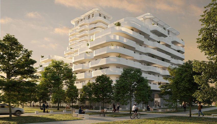 Image Façade à programme neuf de 100 Rue de Bicêtre