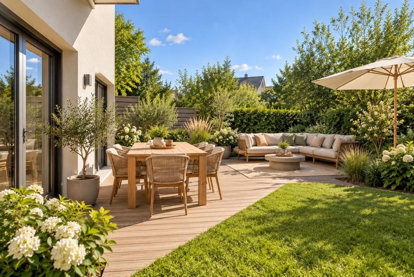Image Terrasse à  maison individuelle de Morainvilliers