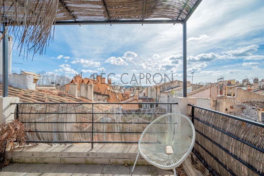 Image Terrasse à  maison individuelle de Le Tholonet