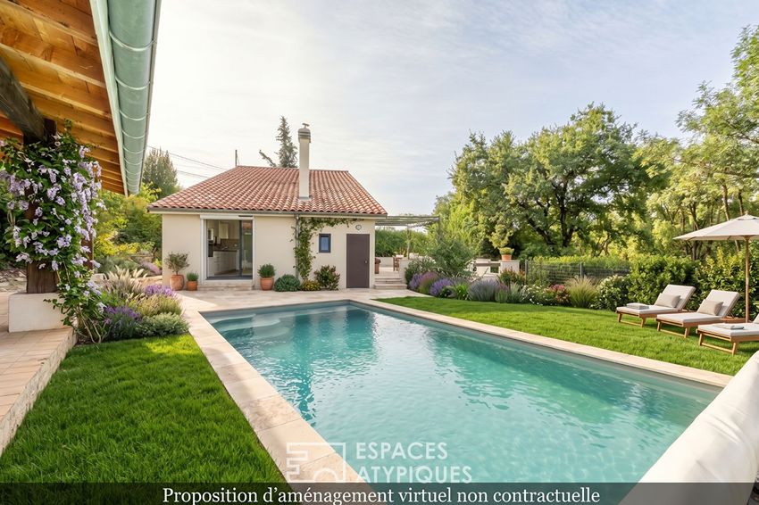 Image Piscine à  maison individuelle de Francheville