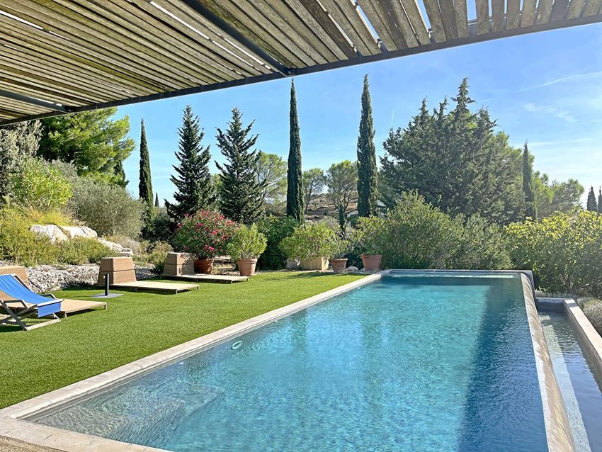 Image Piscine à  maison d'architecte de Fontvieille