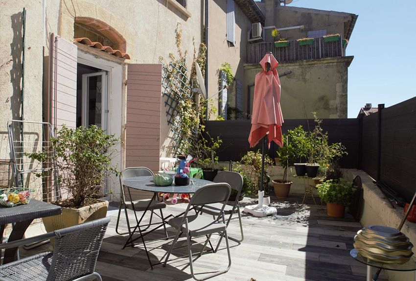 Image Terrasse à  maison de village de La Roque-d'Anthéron