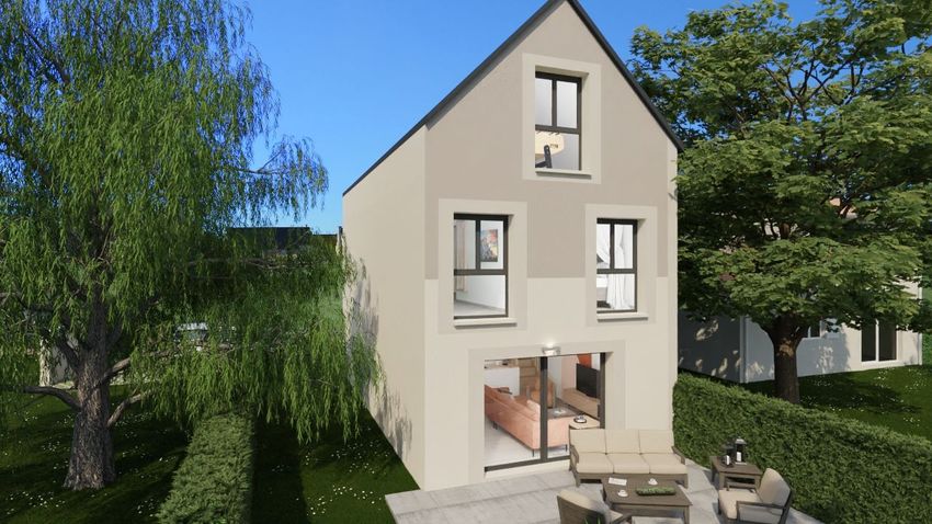 Image Façade à  maison individuelle de Varreddes