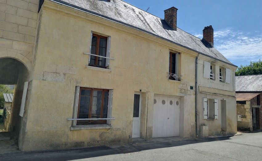 Image Façade à  maison mitoyenne de Villedieu-le-Château
