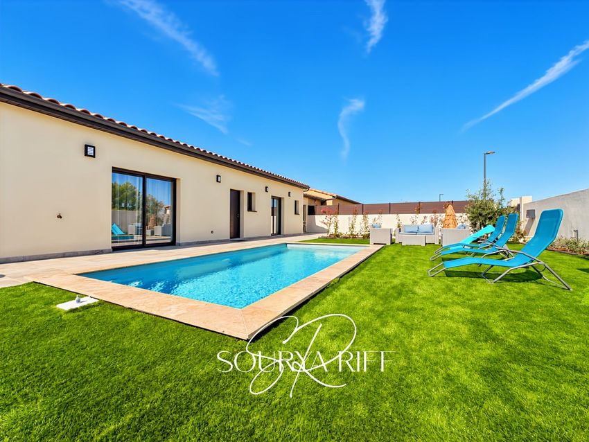 Image Piscine à  maison mitoyenne de Barbaira