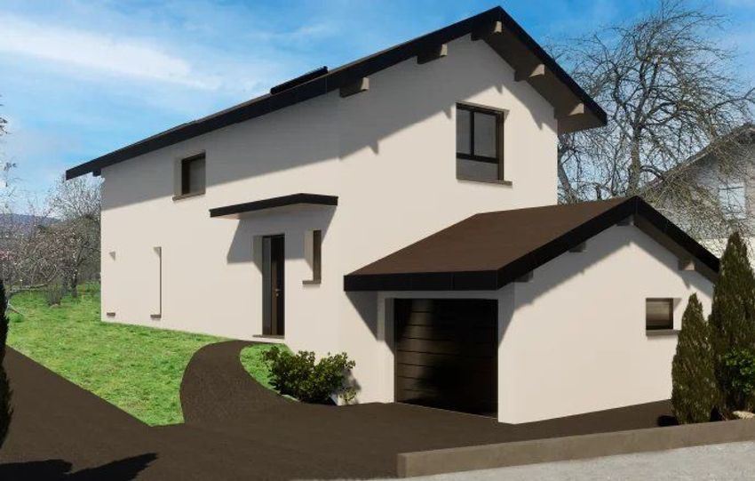 Image Façade à  maison individuelle de Saint-Julien-en-Genevois