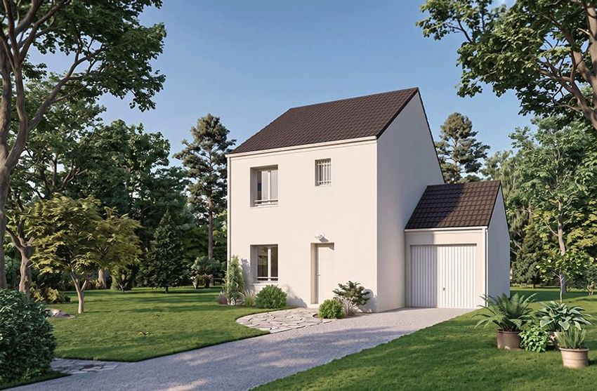 Image Façade à  maison individuelle de Linas