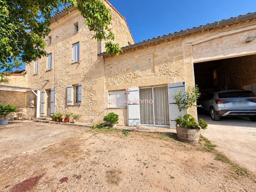 Image Façade à  villa de Belvès-de-Castillon