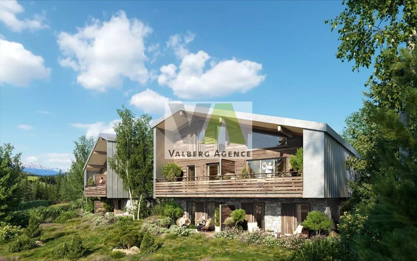 Image Façade à  chalet de montagne de Péone