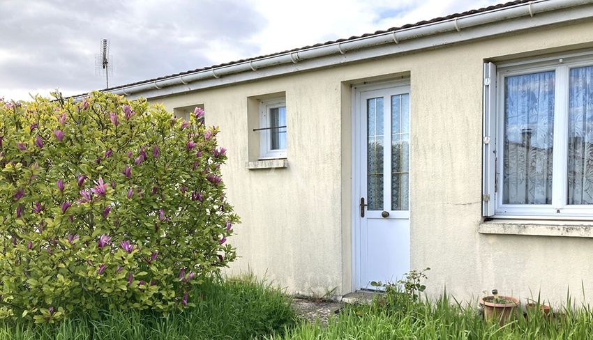 Image Façade à  maison mitoyenne de Marans
