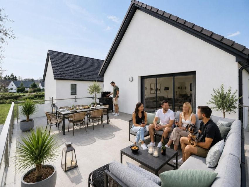 Image Façade à  maison individuelle de Kogenheim