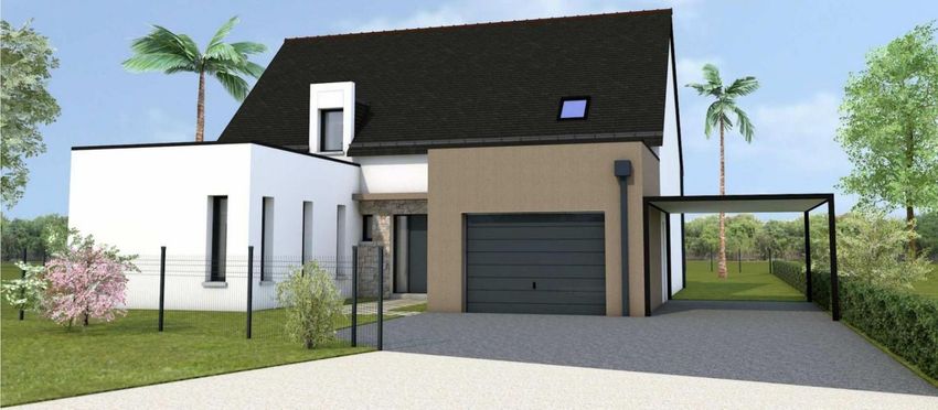 Image Façade à  maison individuelle de Penvénan