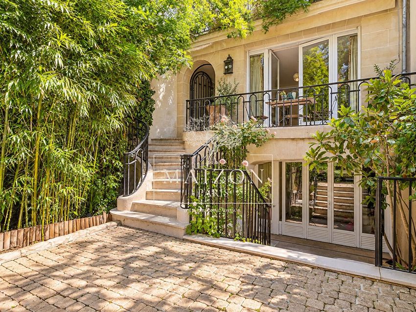 Image Façade à  maison mitoyenne de Muette Sud