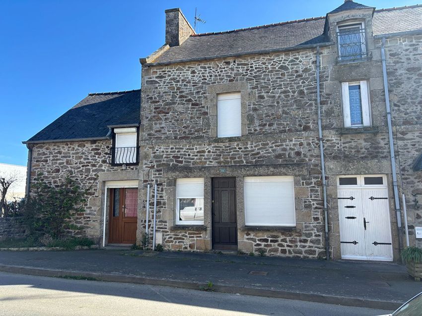 Image Façade à  maison mitoyenne de Dinan