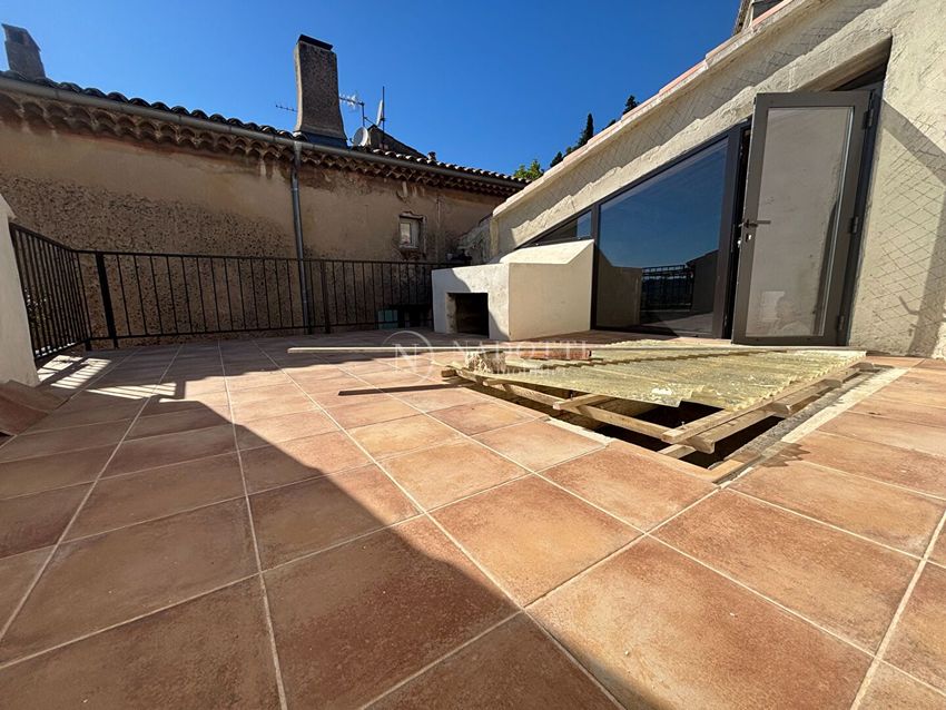 Image Terrasse à  maison mitoyenne de Cadenet