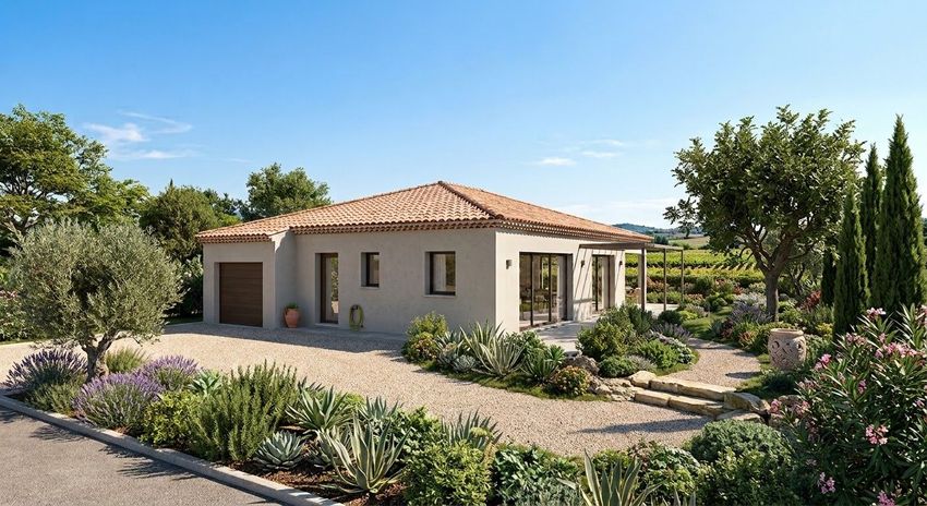 Image Façade à  maison individuelle de Baixas