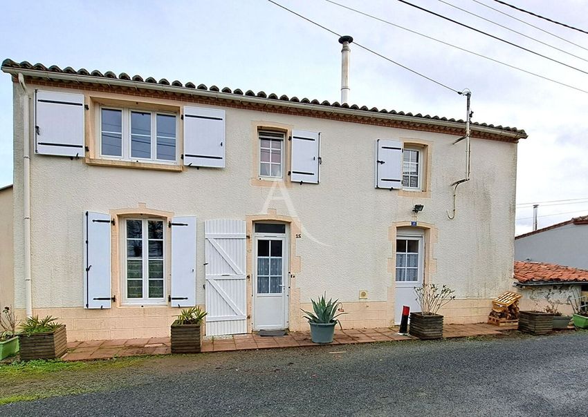 Image Façade à  maison mitoyenne de Le Boupère