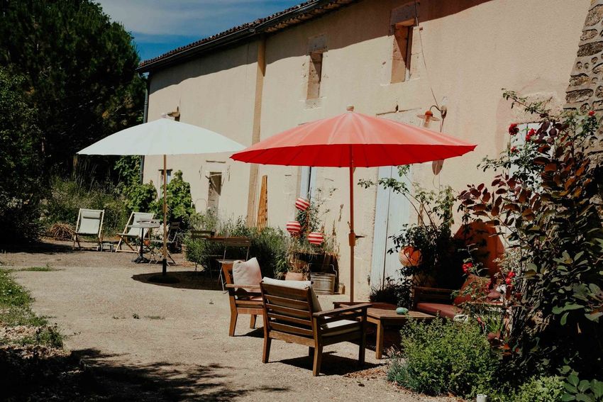 Image Façade à  villa de Faleyras