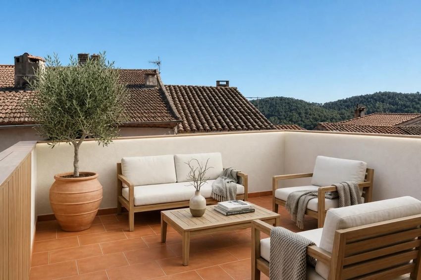 Image Terrasse à  maison individuelle de Draguignan