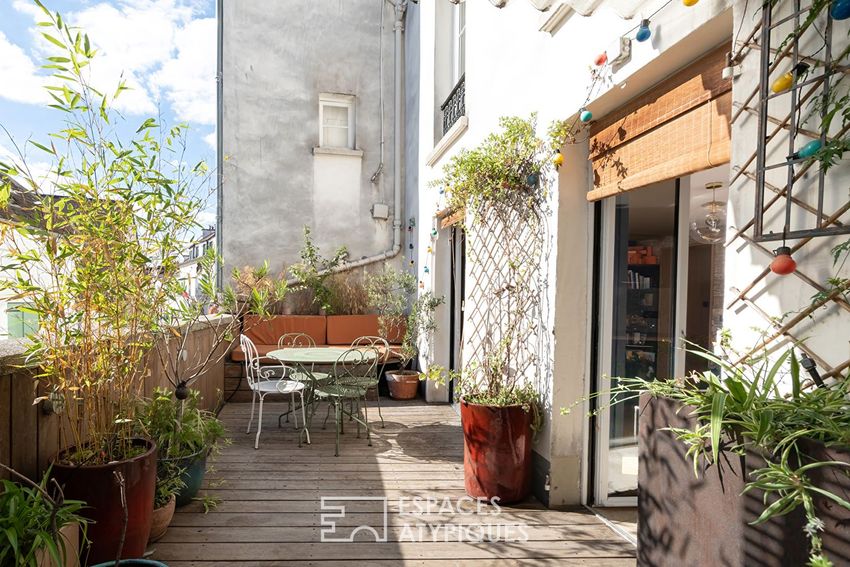 Image Terrasse à appartement de Montmartre