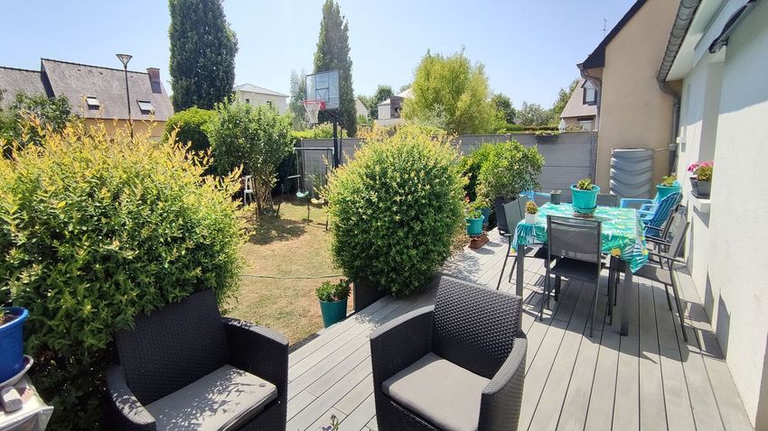 Image Terrasse à  maison mitoyenne de Liffré