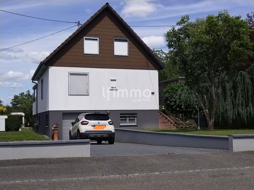 Image Façade à  maison individuelle de Biblisheim