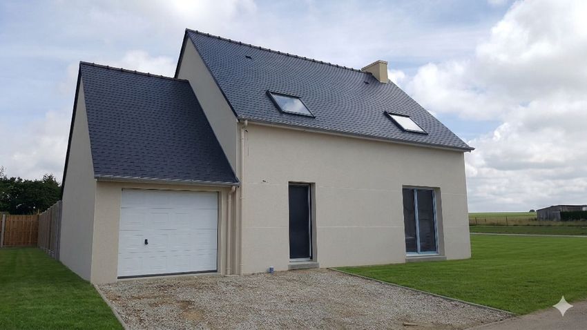 Image Façade à  maison individuelle de Valognes