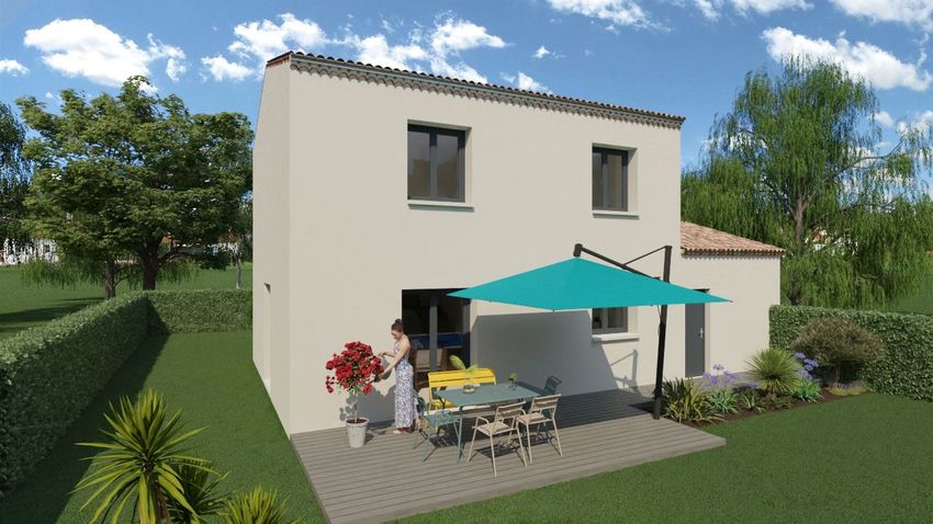 Image Façade à  maison individuelle de Pierrelatte