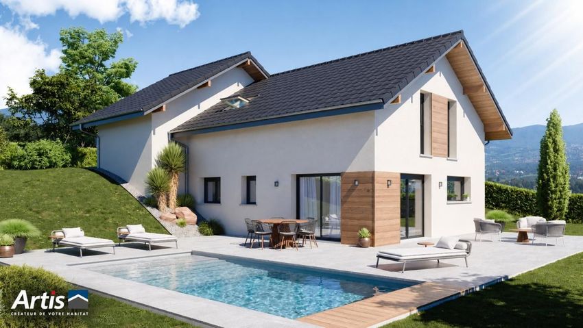 Image Piscine à  maison individuelle de Crozet