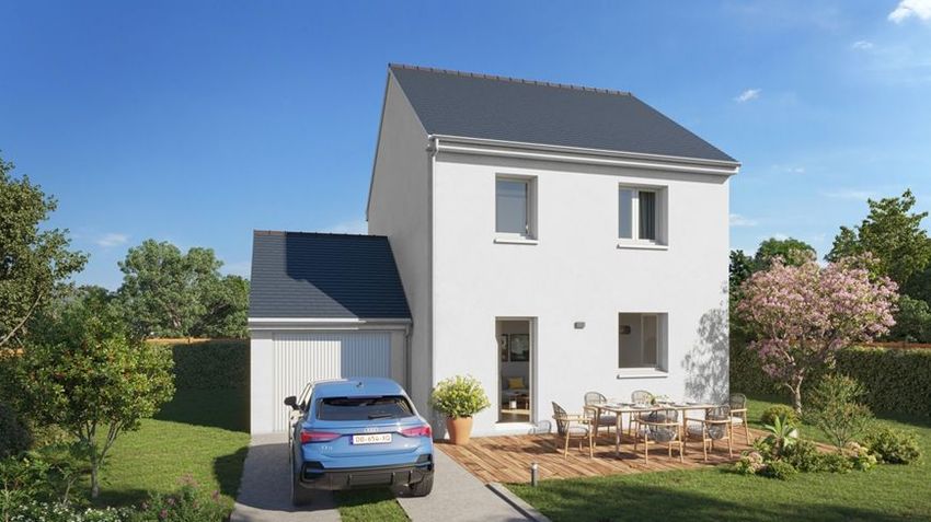 Image Façade à  maison individuelle de Férolles