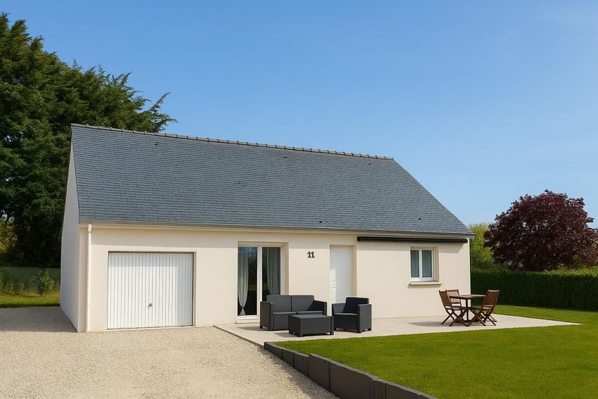 Image Façade à  maison individuelle de Monterblanc