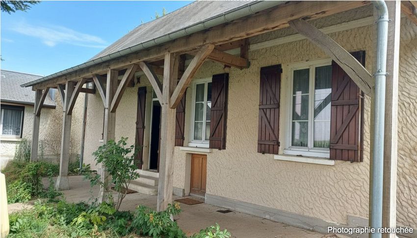 Image Façade à  maison individuelle de Maucourt