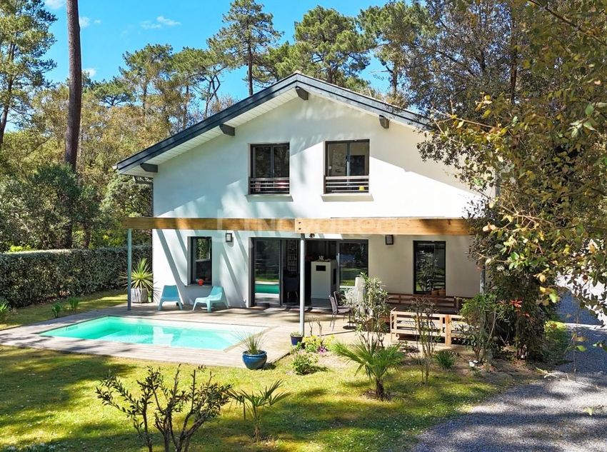 Image Façade à  maison individuelle de Soorts-Hossegor