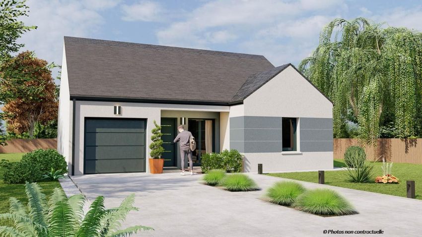 Image Façade à  maison individuelle de Trans-la-Forêt