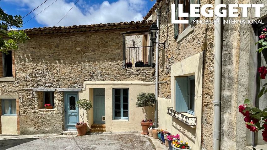 Image Façade à  maison de village de La Livinière
