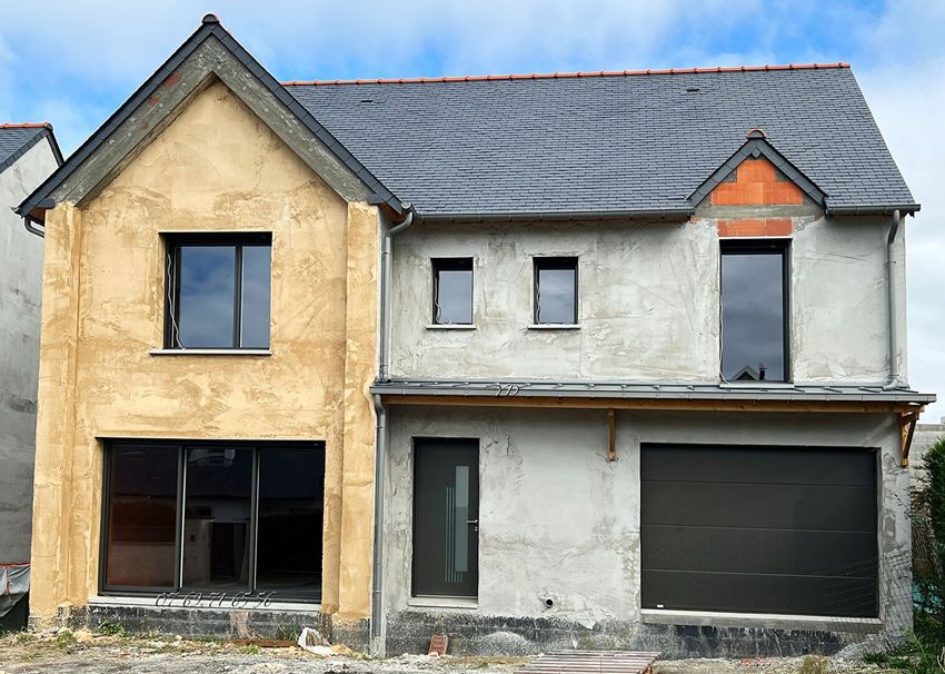 Image Façade à  maison individuelle de Saint-Lunaire