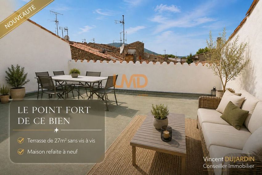 Image Terrasse à  maison mitoyenne de Saint-Maximin-la-Sainte-Baume