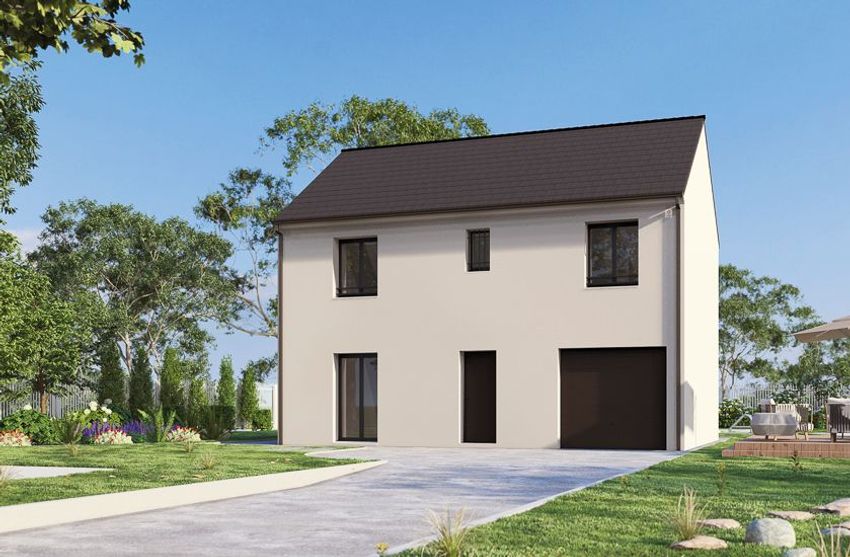 Image Façade à  maison individuelle de Brunoy