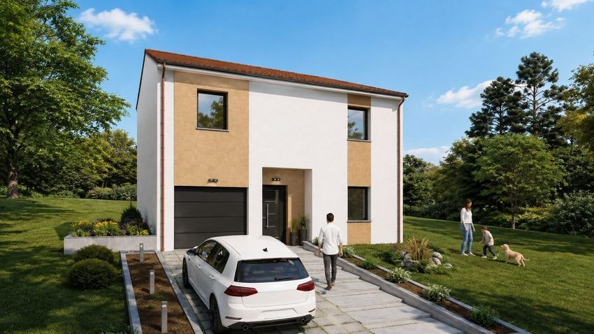 Image Façade à  maison individuelle de Einvaux