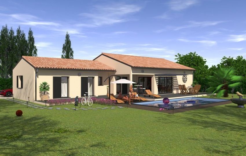 Image Façade à  maison individuelle de Cruas