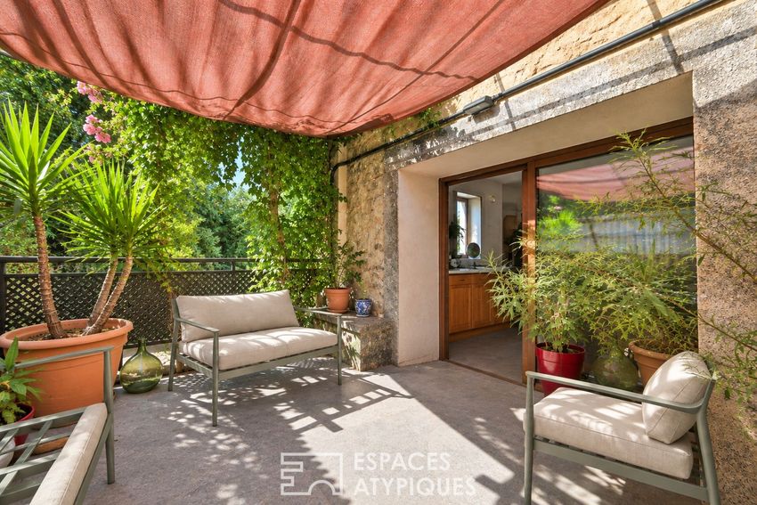 Image Terrasse à  maison individuelle de Aramon