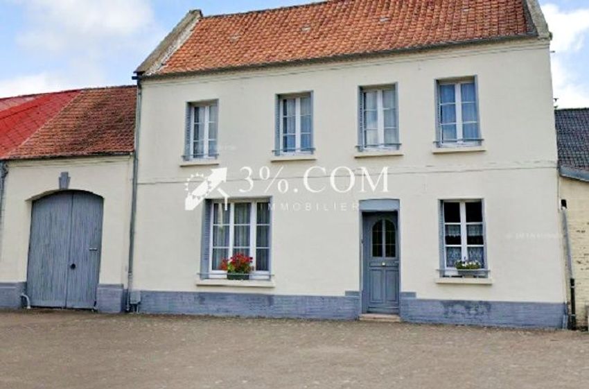 Image Façade à  maison de village de Hallencourt