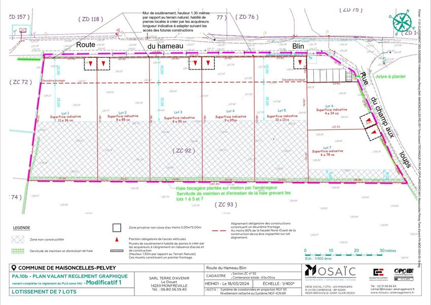 Image Plan à terrain de Maisoncelles-Pelvey