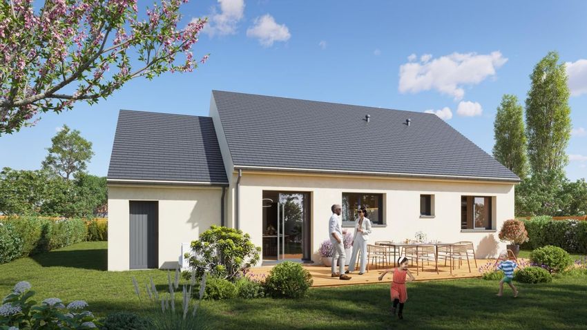 Image Façade à  maison individuelle de Carnac