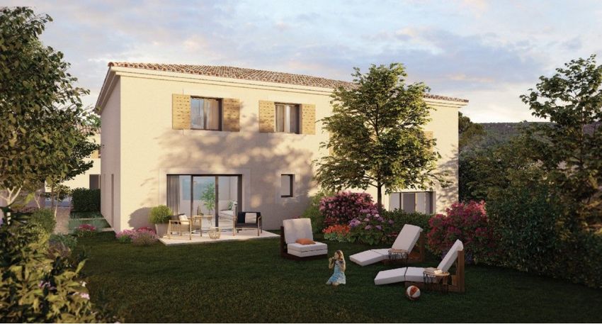 Image Façade à  maison individuelle de Saint-Maximin-la-Sainte-Baume