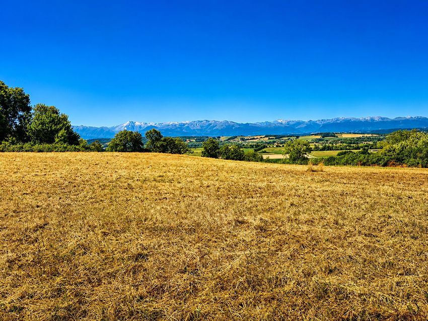 Image Vue à terrain de Andoins
