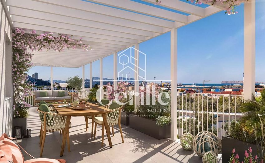 Image Terrasse à appartement de Marseille 16e Arrondissement