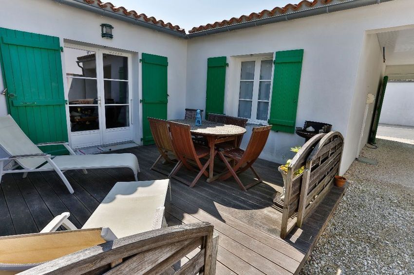 Image Terrasse à  maison individuelle de La Flotte