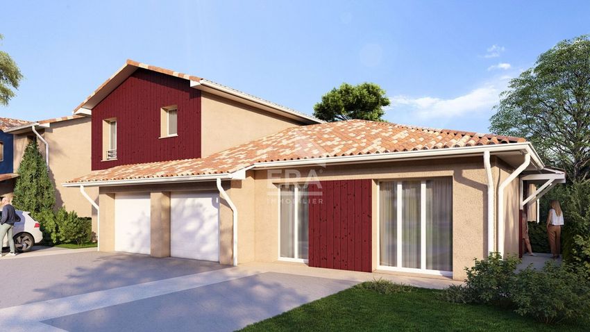 Image Façade à  maison individuelle de Biganos