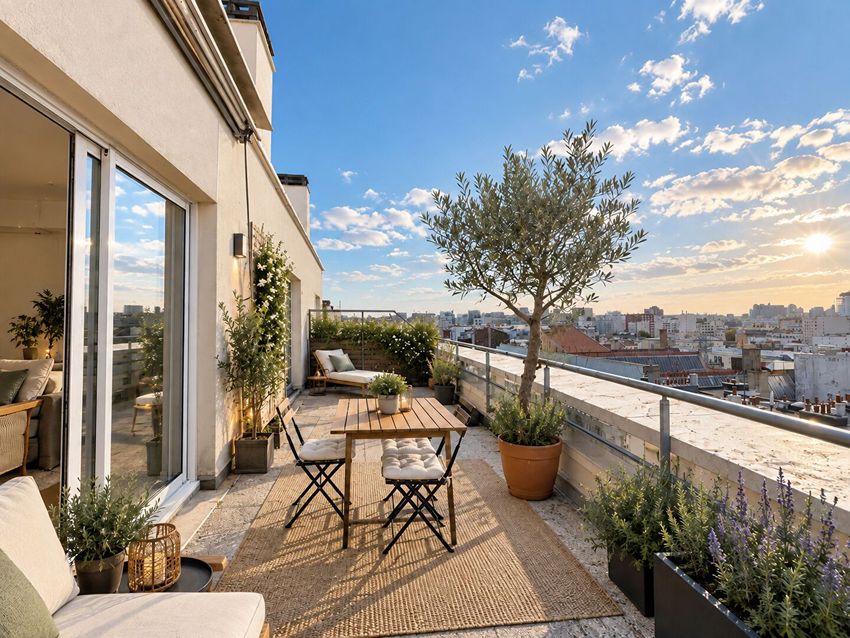 Image Terrasse à appartement de La Fourche-Guy Môquet